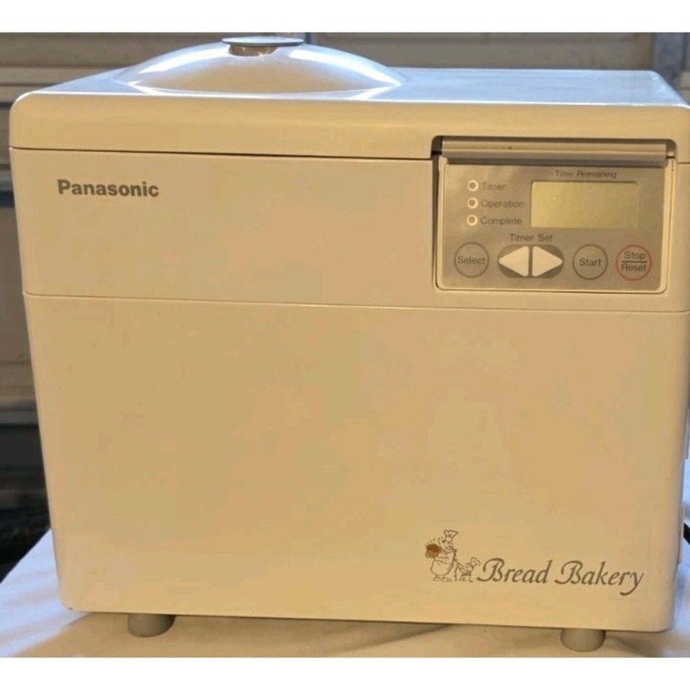 Panasonic SD-BT2P White Bread Bakery Automatic 1 Pound Bread Maker Machine
